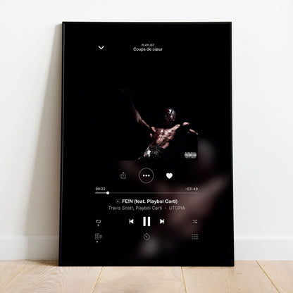 Poster Travis Scott - Utopia - FE!N - Top Frame