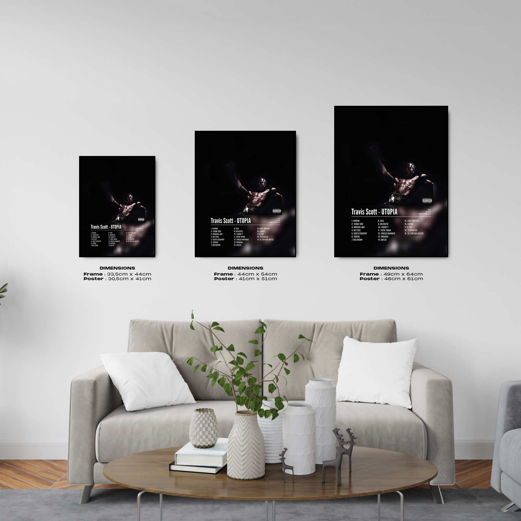 Poster Travis Scott - UTOPIA - Top Frame