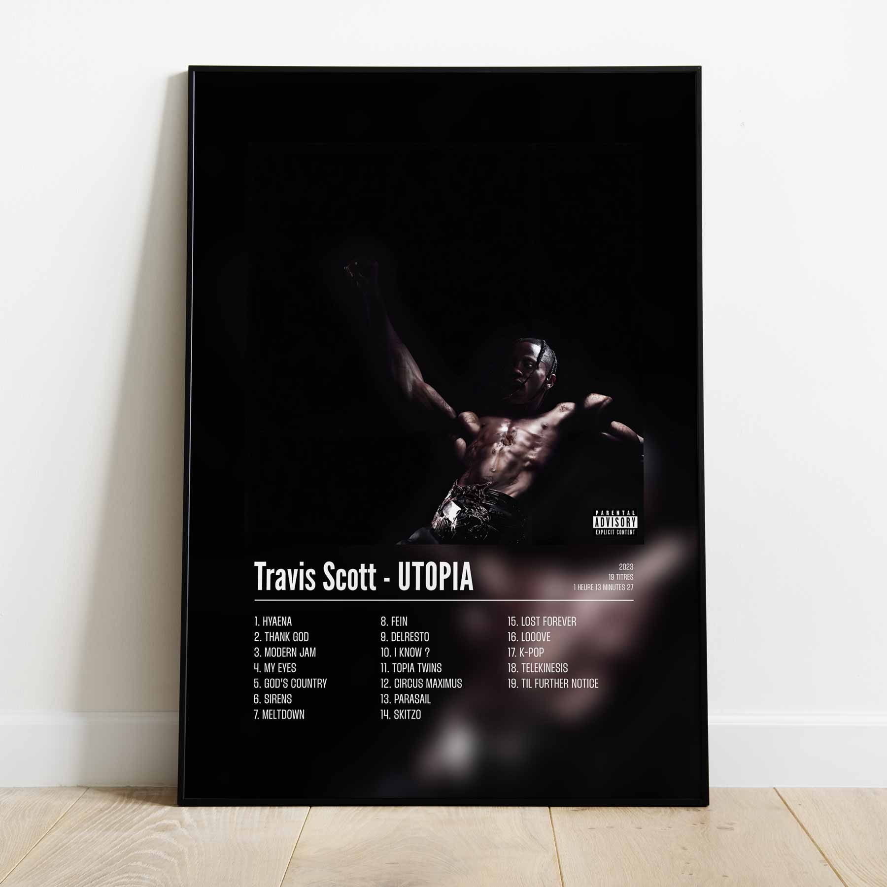 Poster Travis Scott - UTOPIA - Top Frame