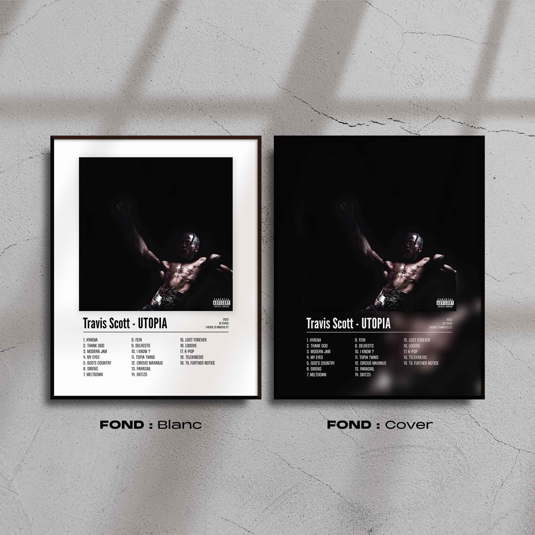Poster Travis Scott - UTOPIA - Top Frame