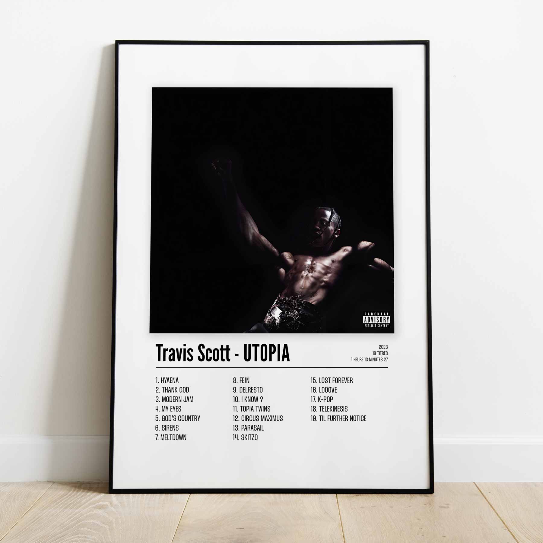 Poster Travis Scott - UTOPIA - Top Frame