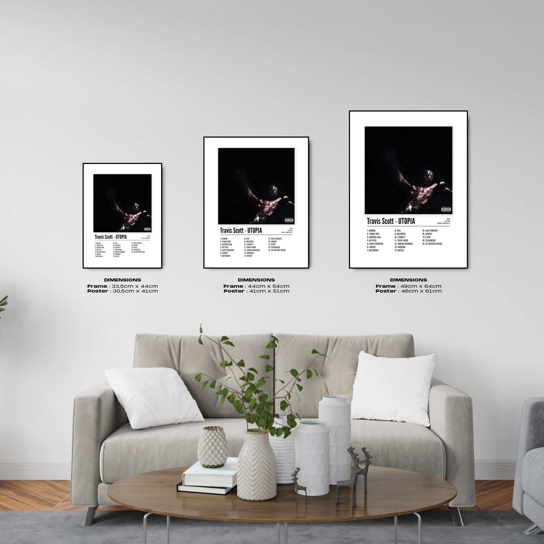 Poster Travis Scott - UTOPIA - Top Frame