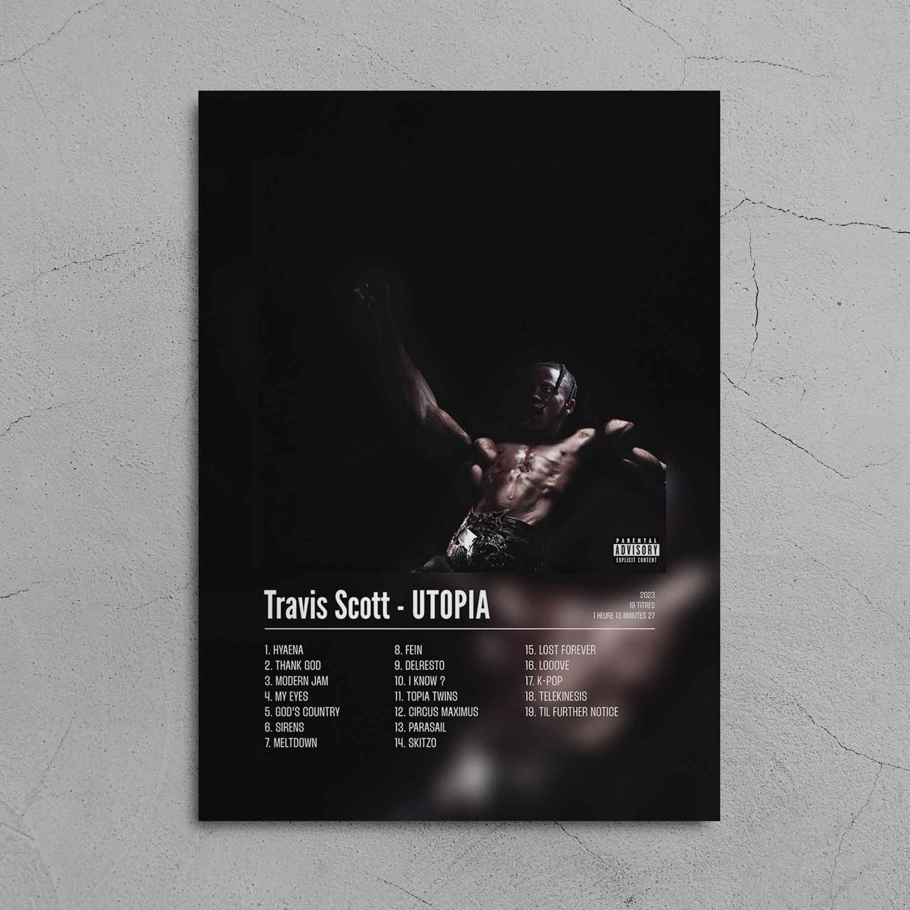 Poster Travis Scott - UTOPIA - Top Frame