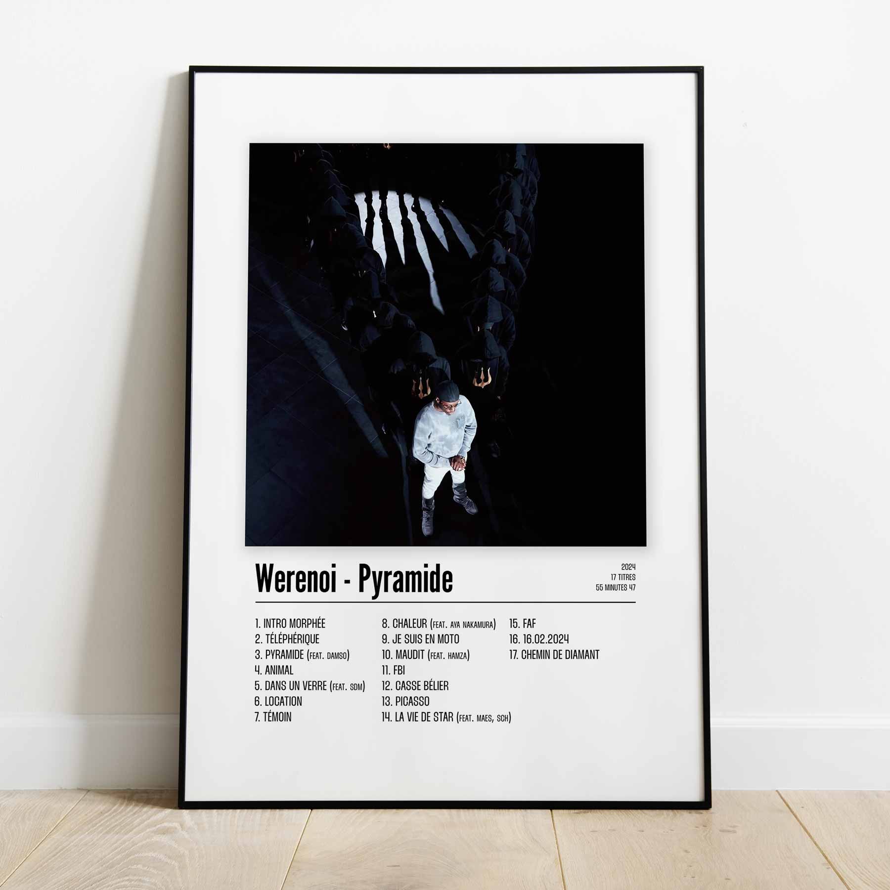 Poster Werenoi - Pyramide - Top Frame