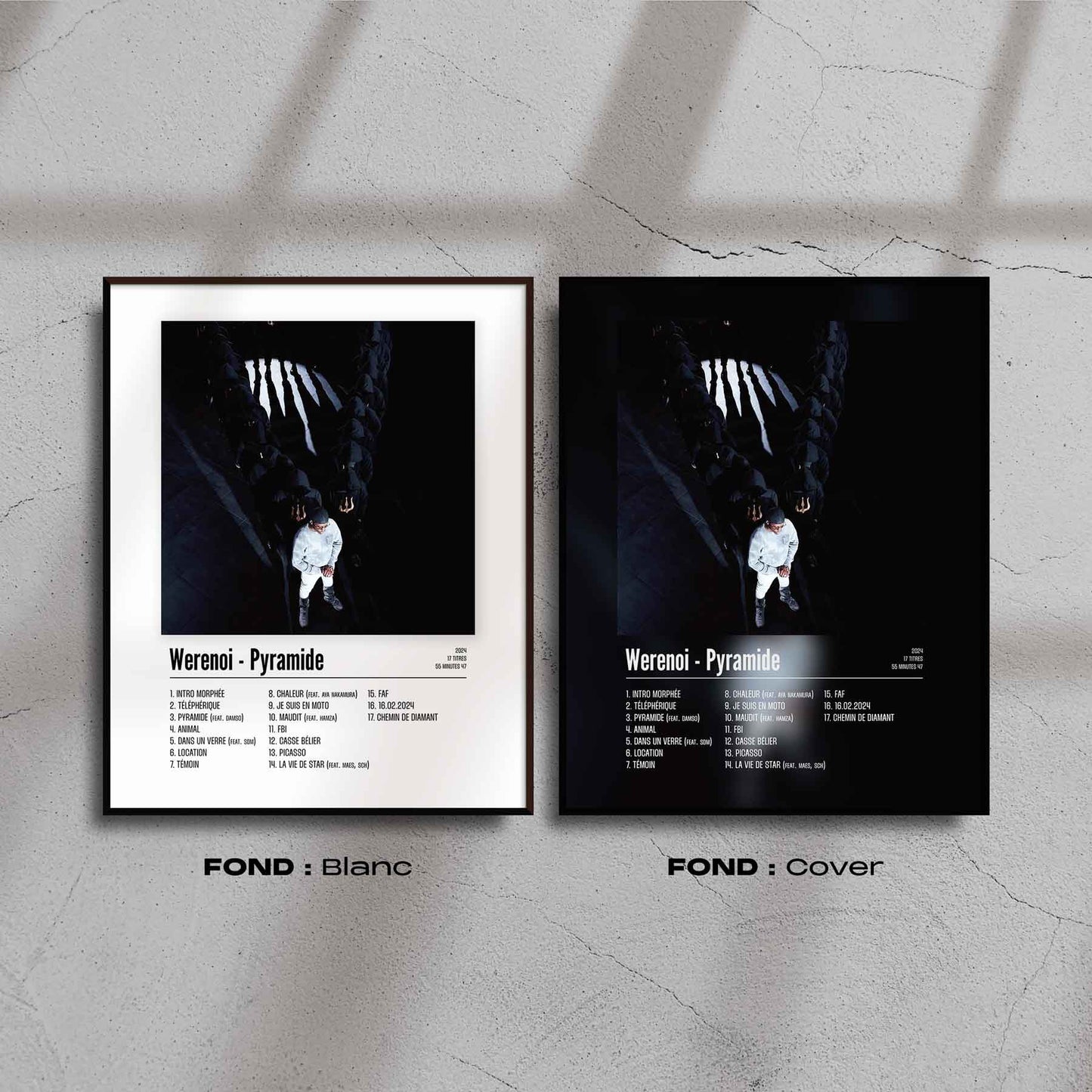 Poster Werenoi - Pyramide - Top Frame