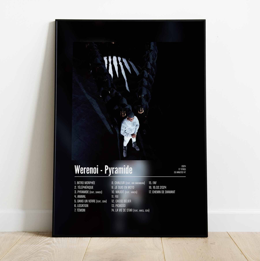 Poster Werenoi - Pyramide - Top Frame