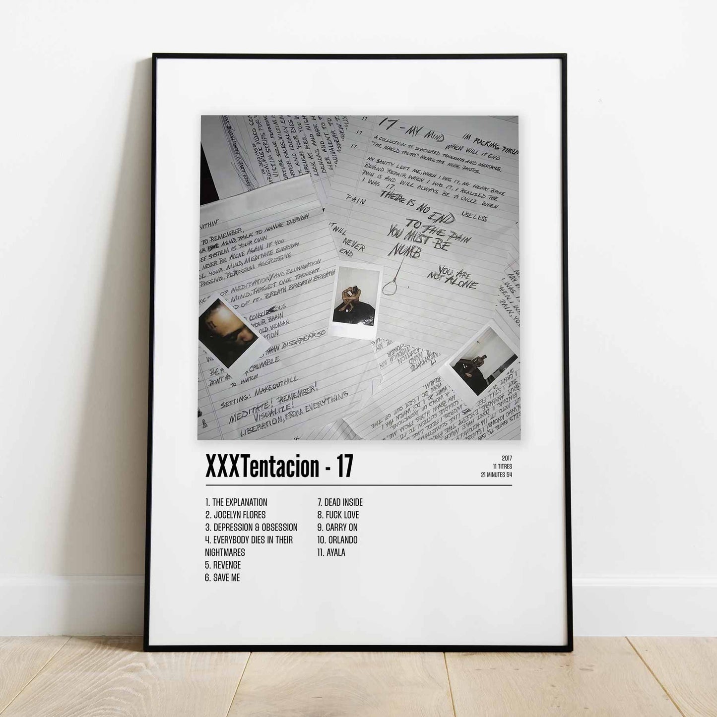 Poster XXXTentacion - 17 - Top Frame