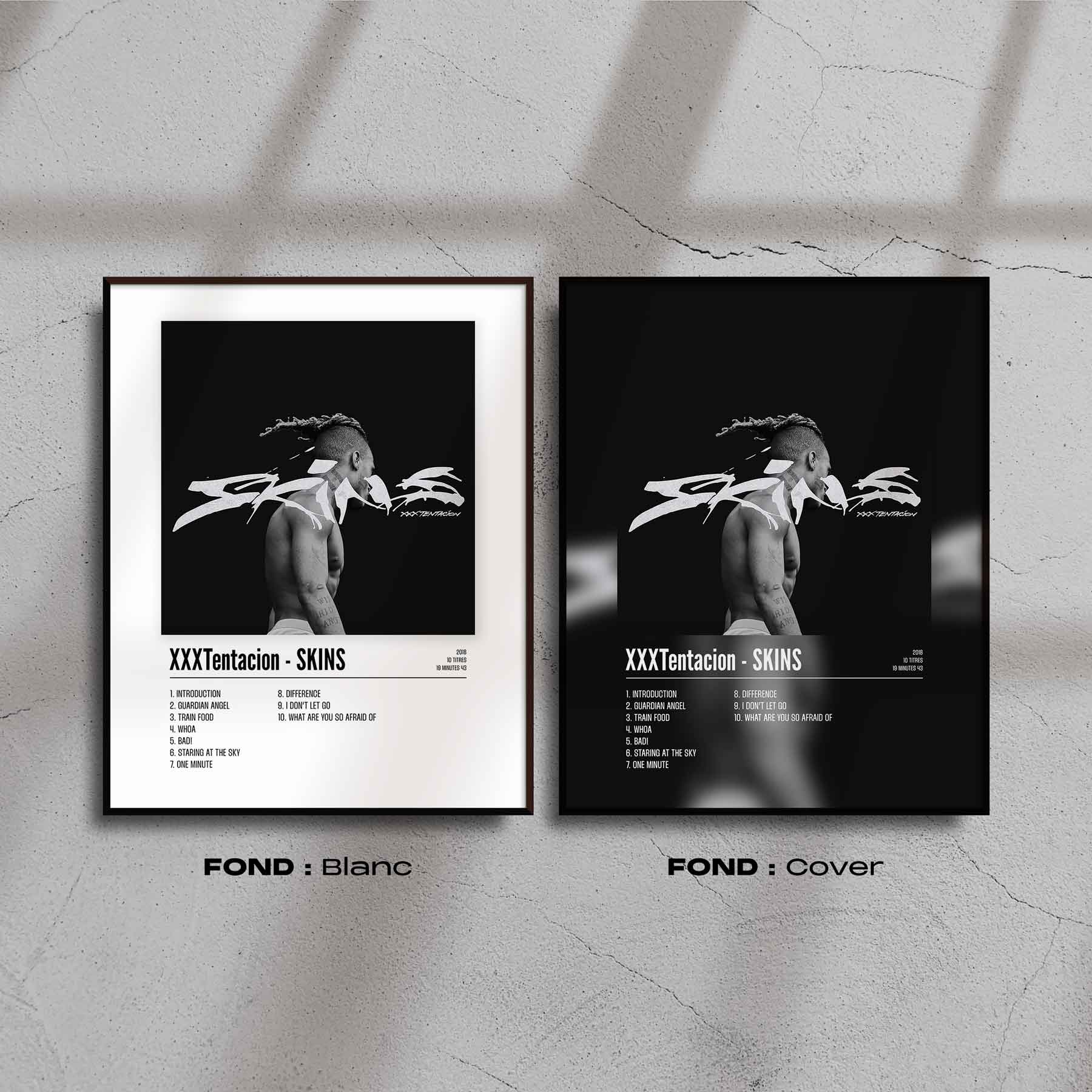 Poster XXXTentacion - SKINS - Top Frame