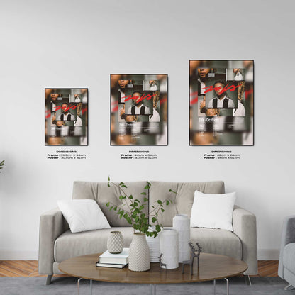 Poster Zola - Cicatrices - Top Frame