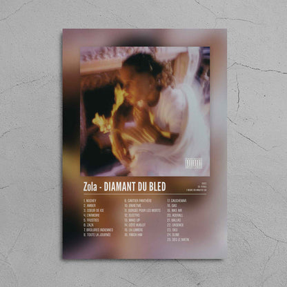 Poster Zola - DIAMANT DU BLED - Top Frame