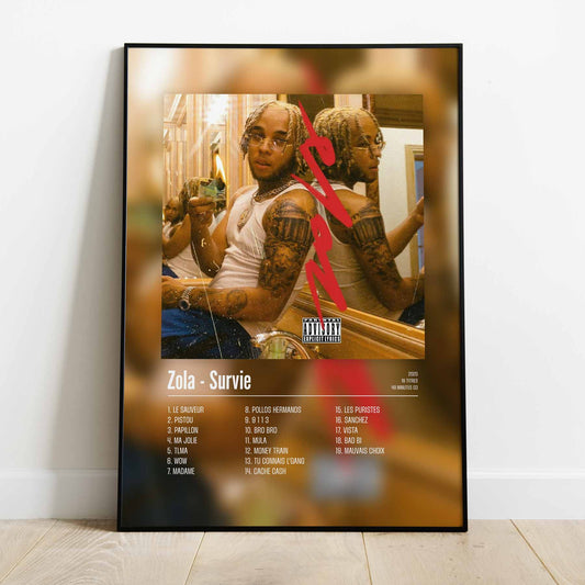 Poster Zola - Survie - Top Frame