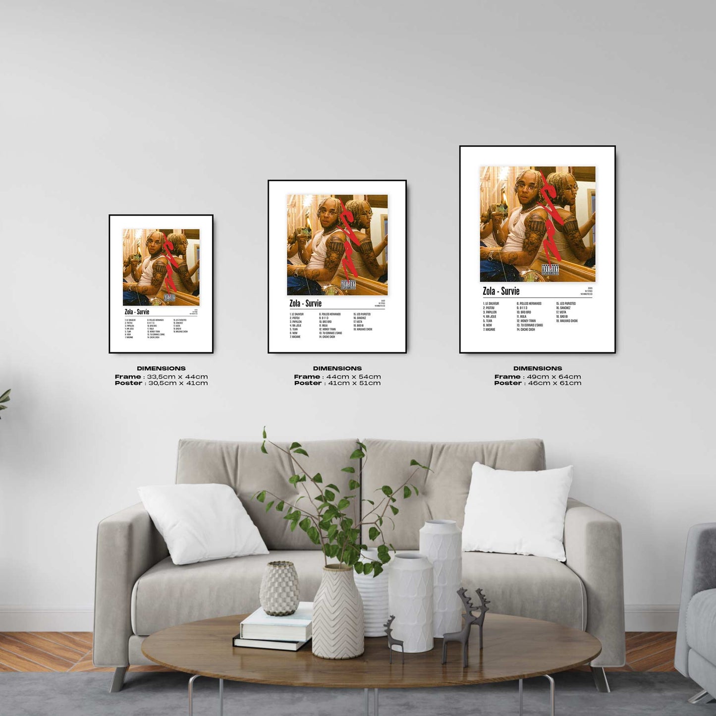 Poster Zola - Survie - Top Frame